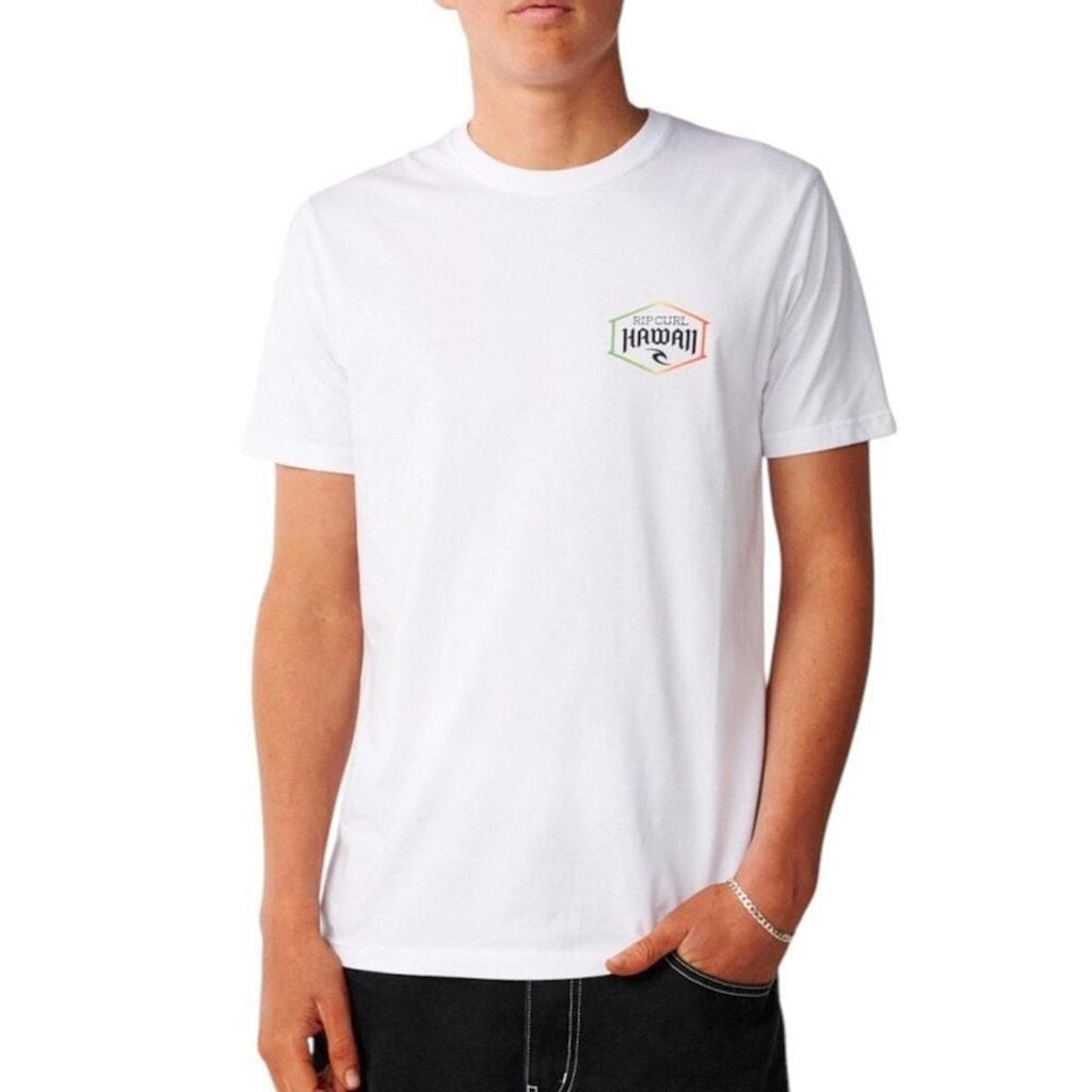 Camiseta Rip Curl Aloha State Lockup Branca