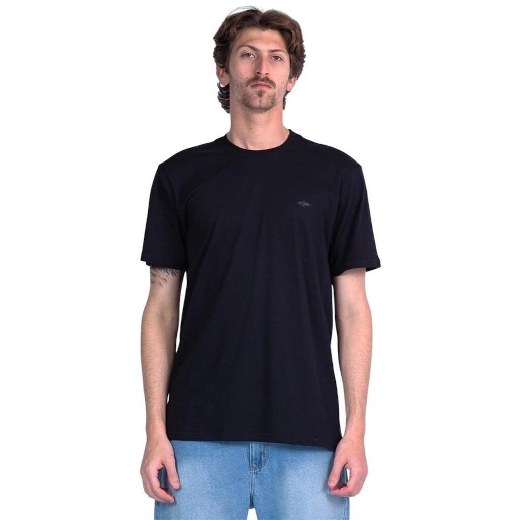Camiseta Rip Curl Classic Surf Preta Masculina