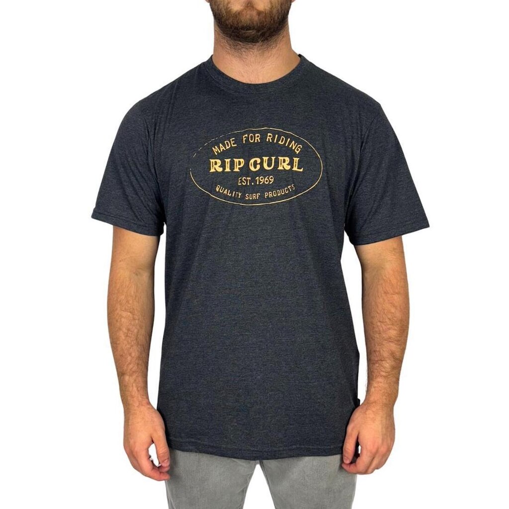 Camiseta Rip Curl Made For Riding Black Marle