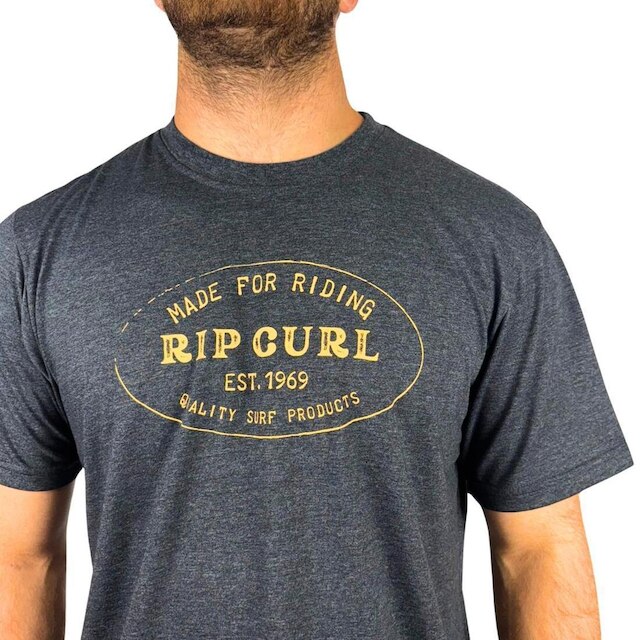 Camiseta Rip Curl Made For Riding Black Marle