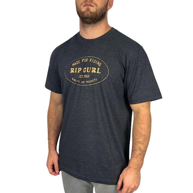 Camiseta Rip Curl Made For Riding Black Marle
