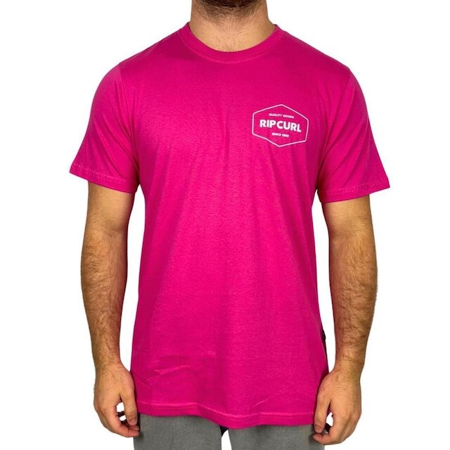 Camiseta Rip Curl Quality Goods Rosa