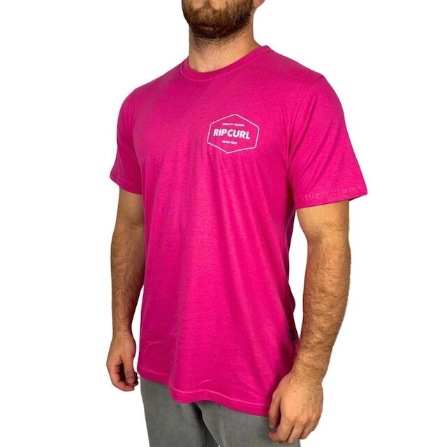 Camiseta Rip Curl Quality Goods Rosa