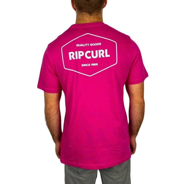 Camiseta Rip Curl Quality Goods Rosa