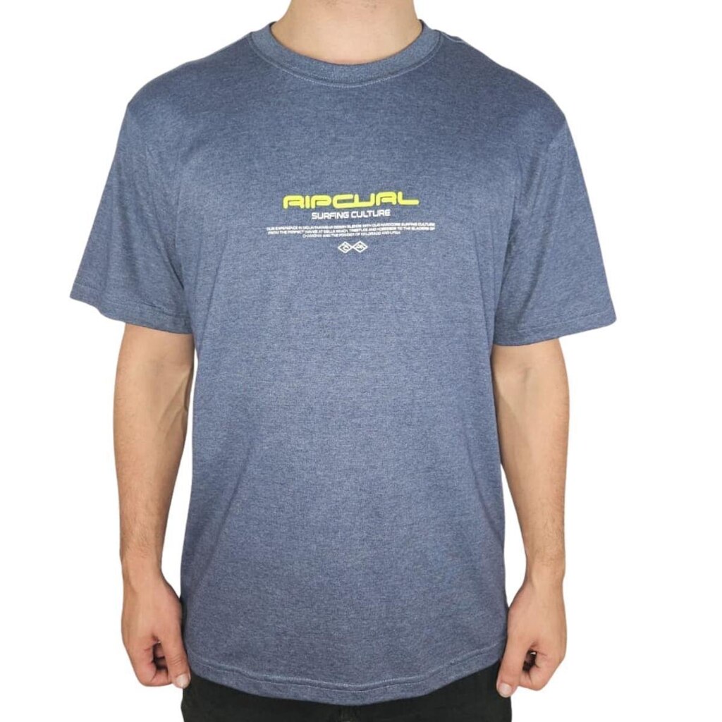 Camiseta Rip Curl Slant Bottom Blue Marle
