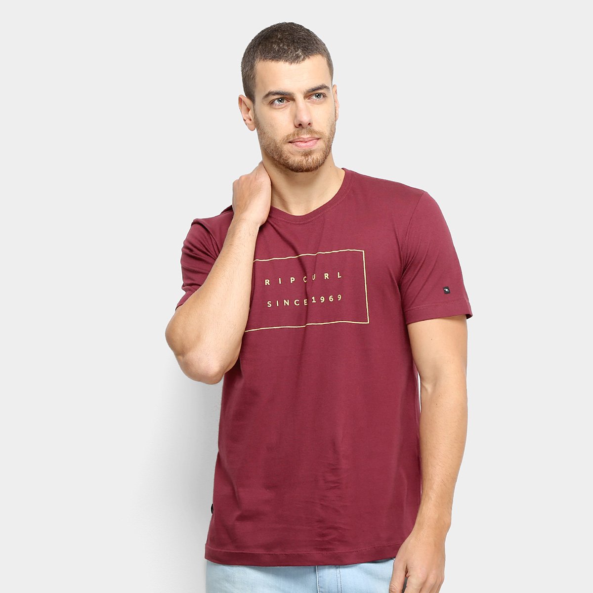 camisa rip curl vermelha