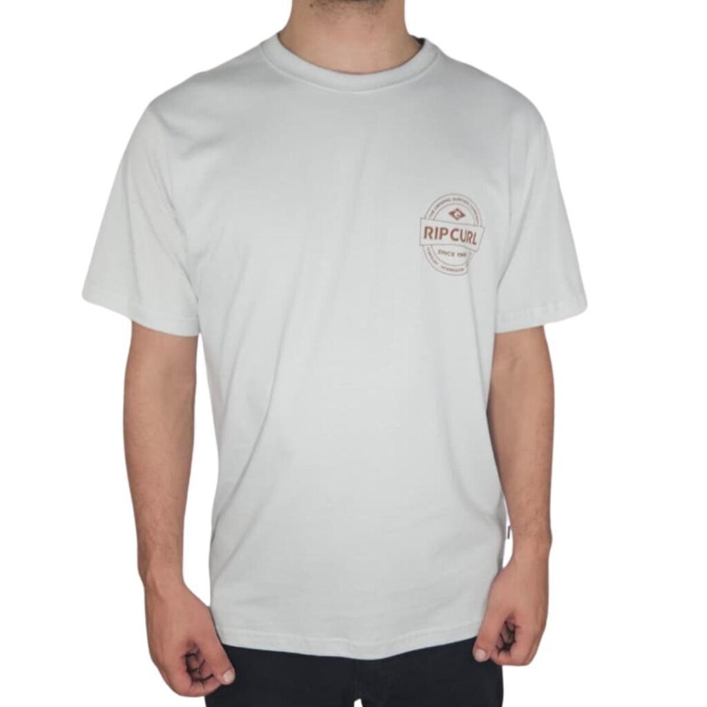 Camiseta Rip Curl Staple Off White