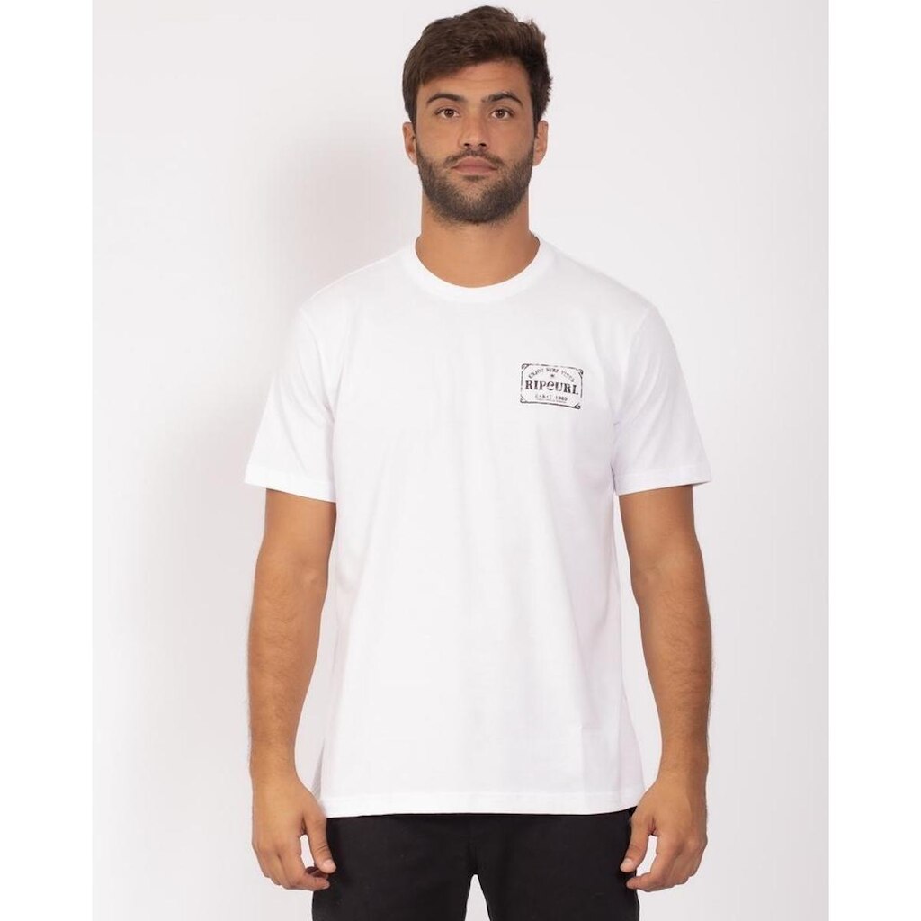 CAMISETA RIP CURL VIBE LOGO TEE - BONE - G