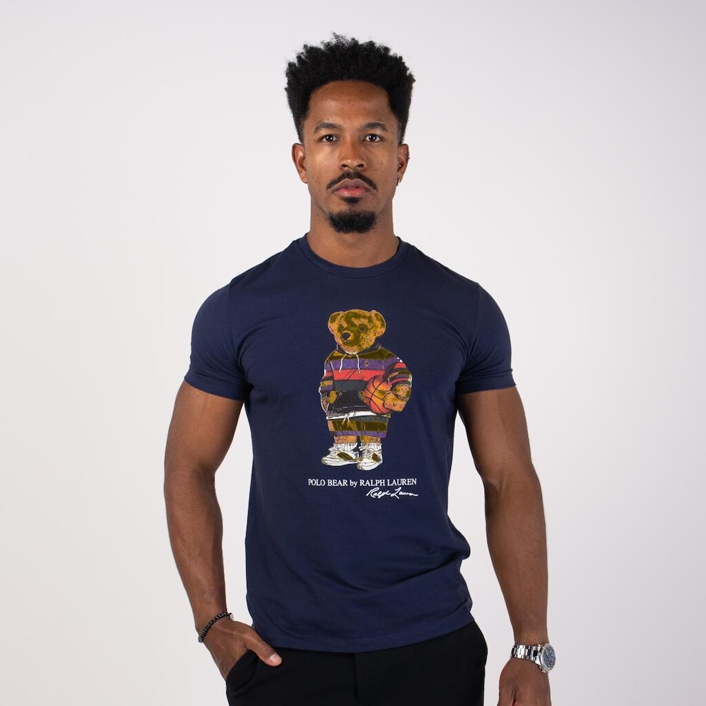 Camiseta RL Polo Bear Azul Marinho