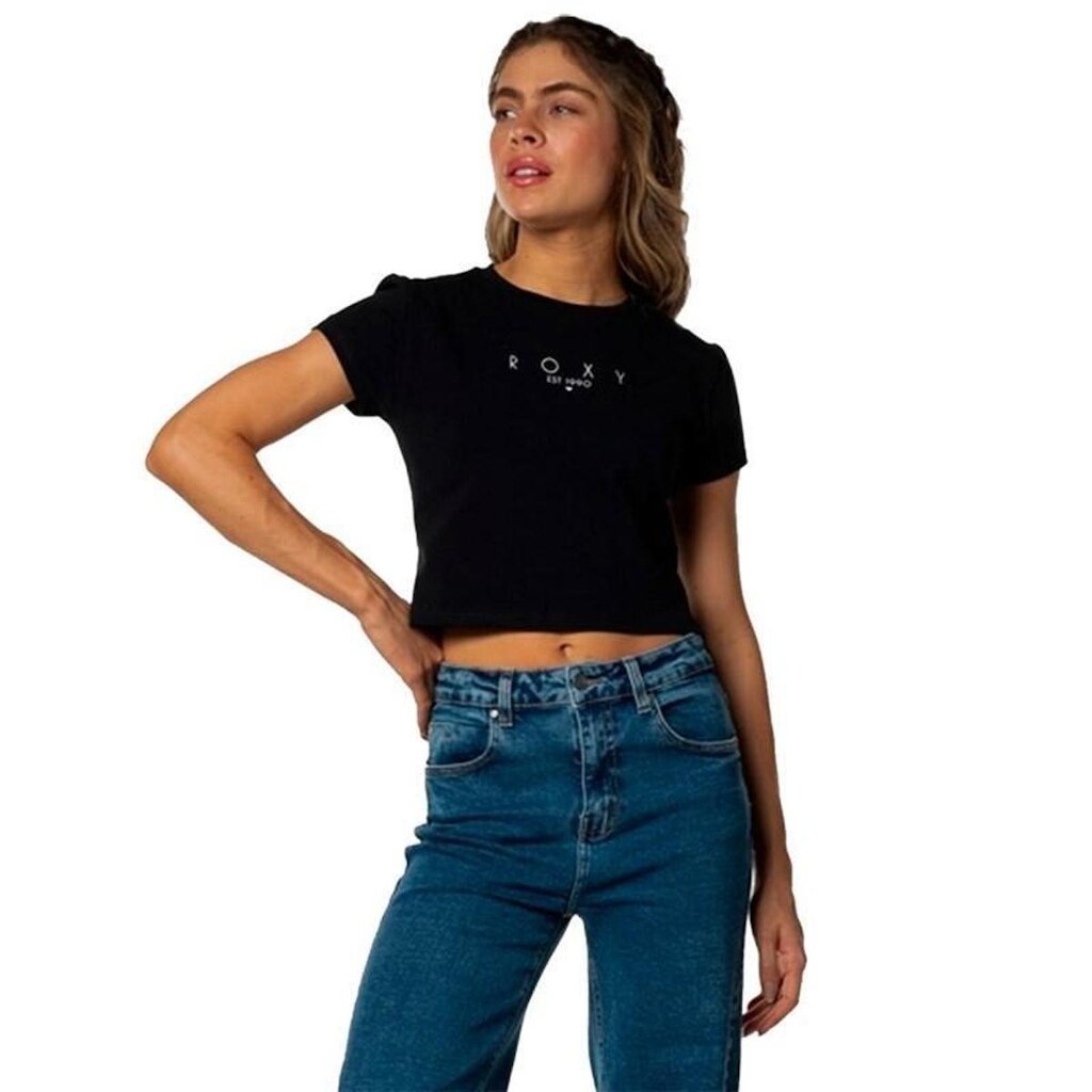 Camiseta Roxy Ocean Heart Black