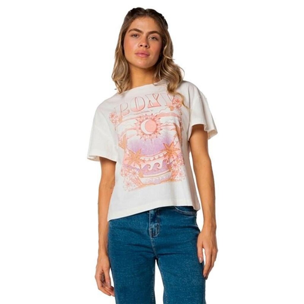 Camiseta Roxy Star Chart Off White