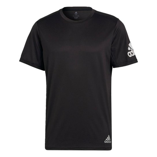 Camiseta Run It Adidas - Preto Menor preço em Camiseta Run It Adidas - Preto