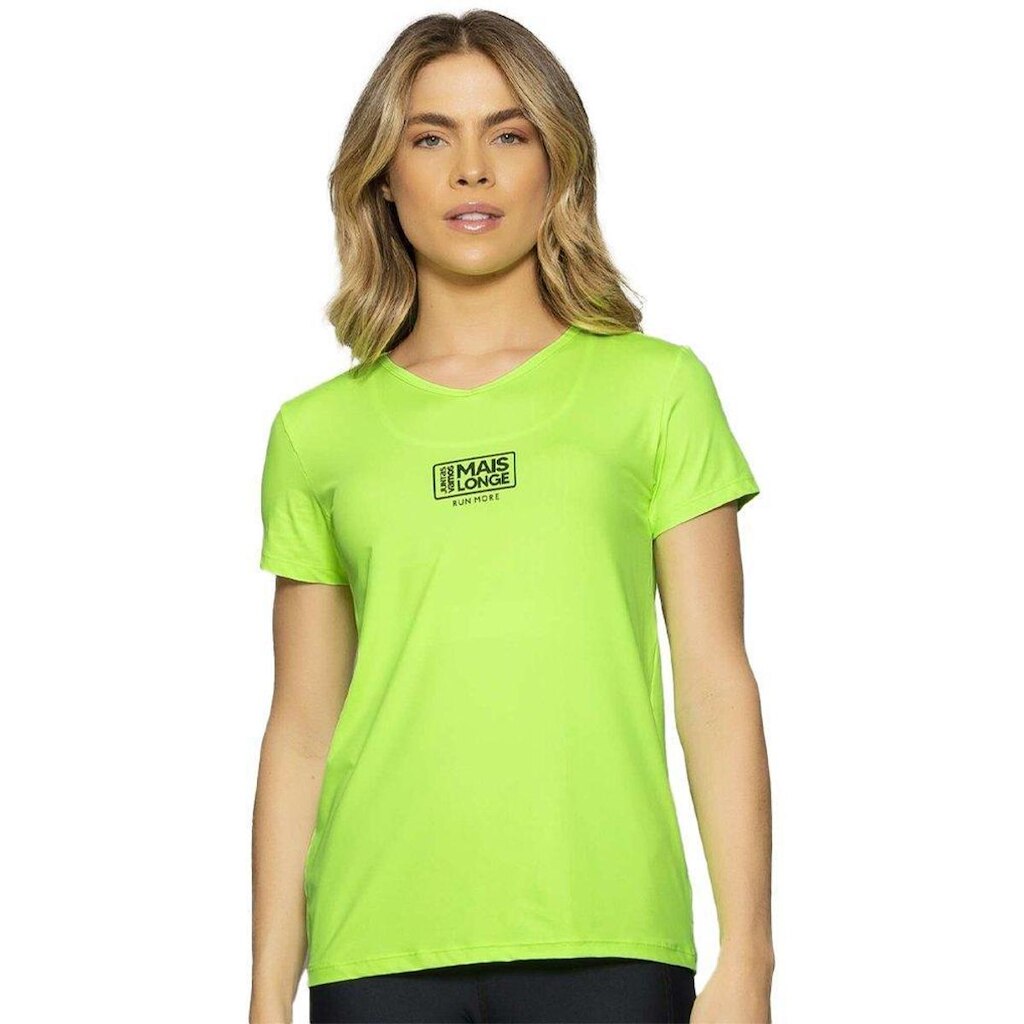 Camiseta Run More Deco V Feminina