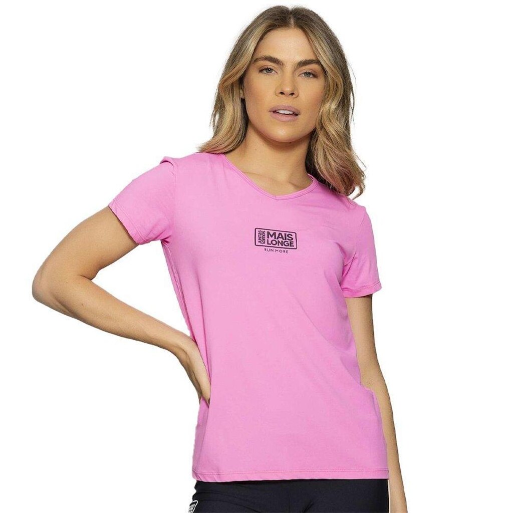 Camiseta Run More Deco V Feminina