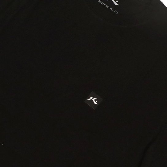 Camiseta Rusty Essential - Preto