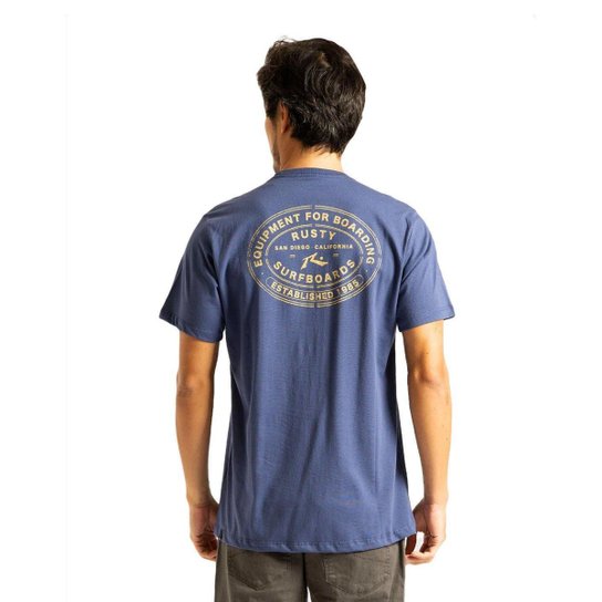 Camiseta Rusty Manga Curta Postmark