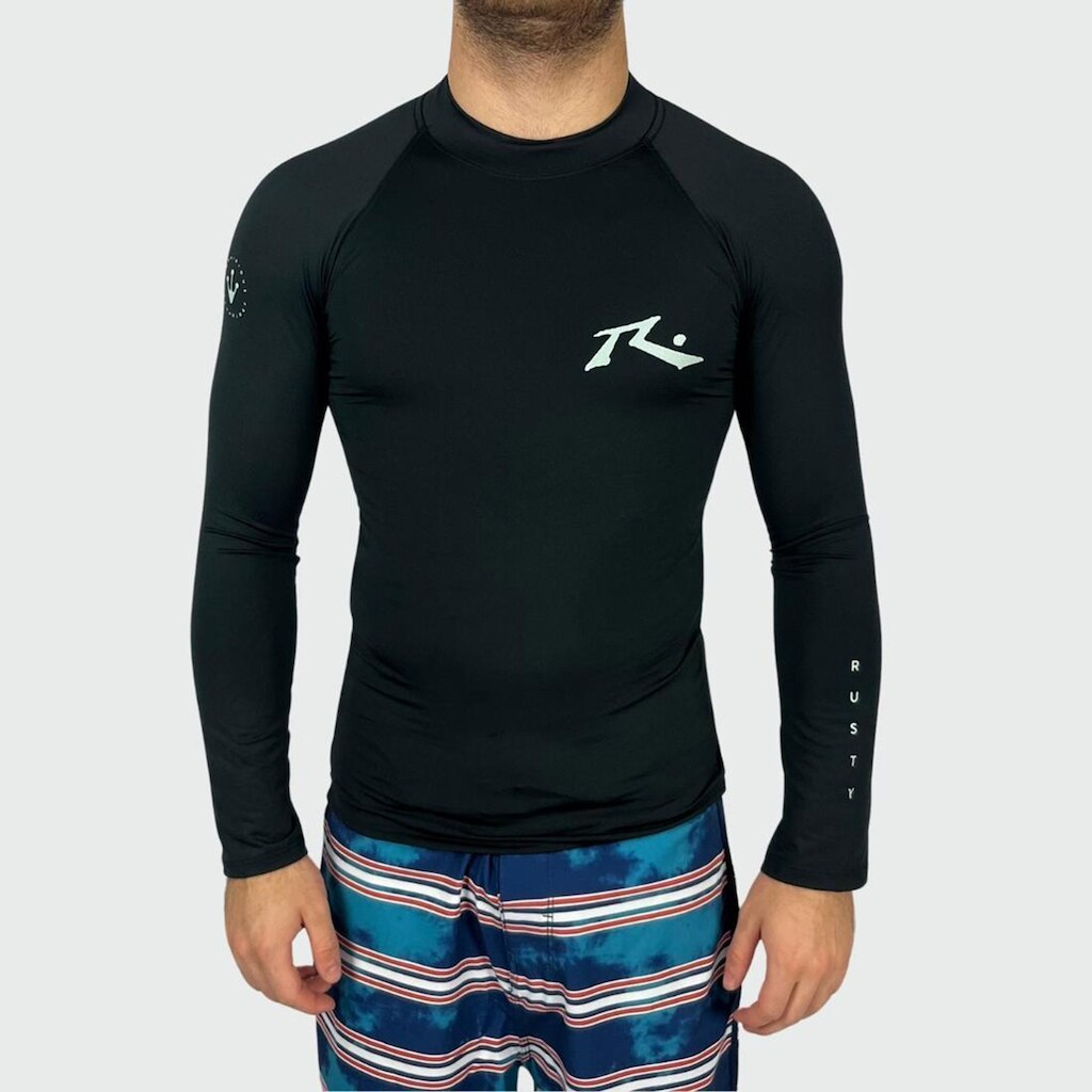 Camiseta Rusty Surf Long Surf M/L Masculina