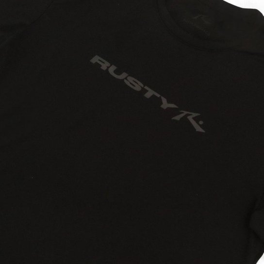 Camiseta Rusty Surf Short Ride - Preto