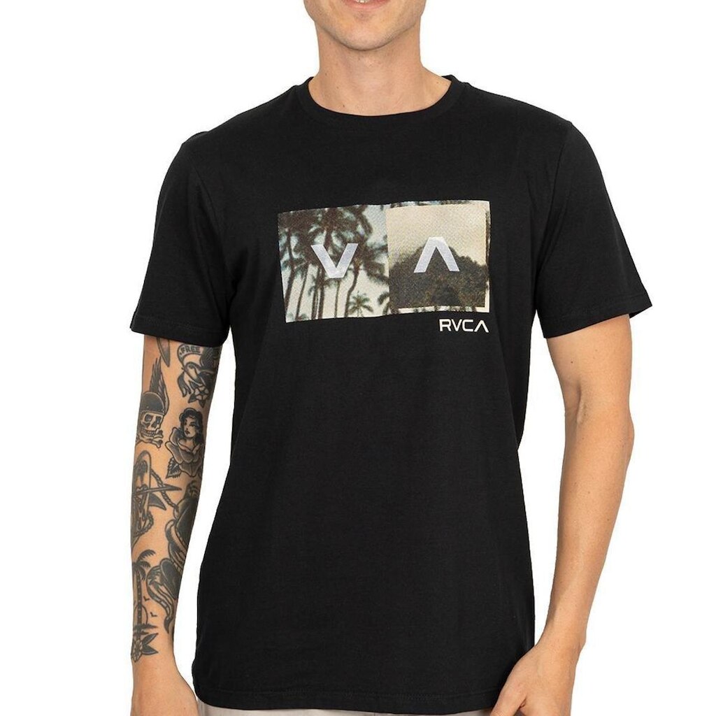 Camiseta RVCA Balance Box SM26 Masculina