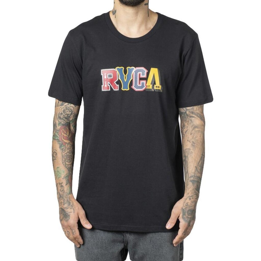 Camiseta RVCA Balance Stacks WT23 Masculina