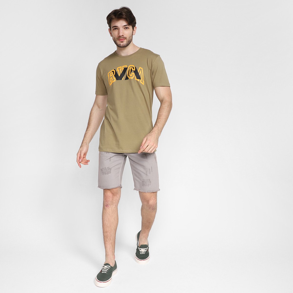 Camiseta RVCA Double Major Masculina - 3