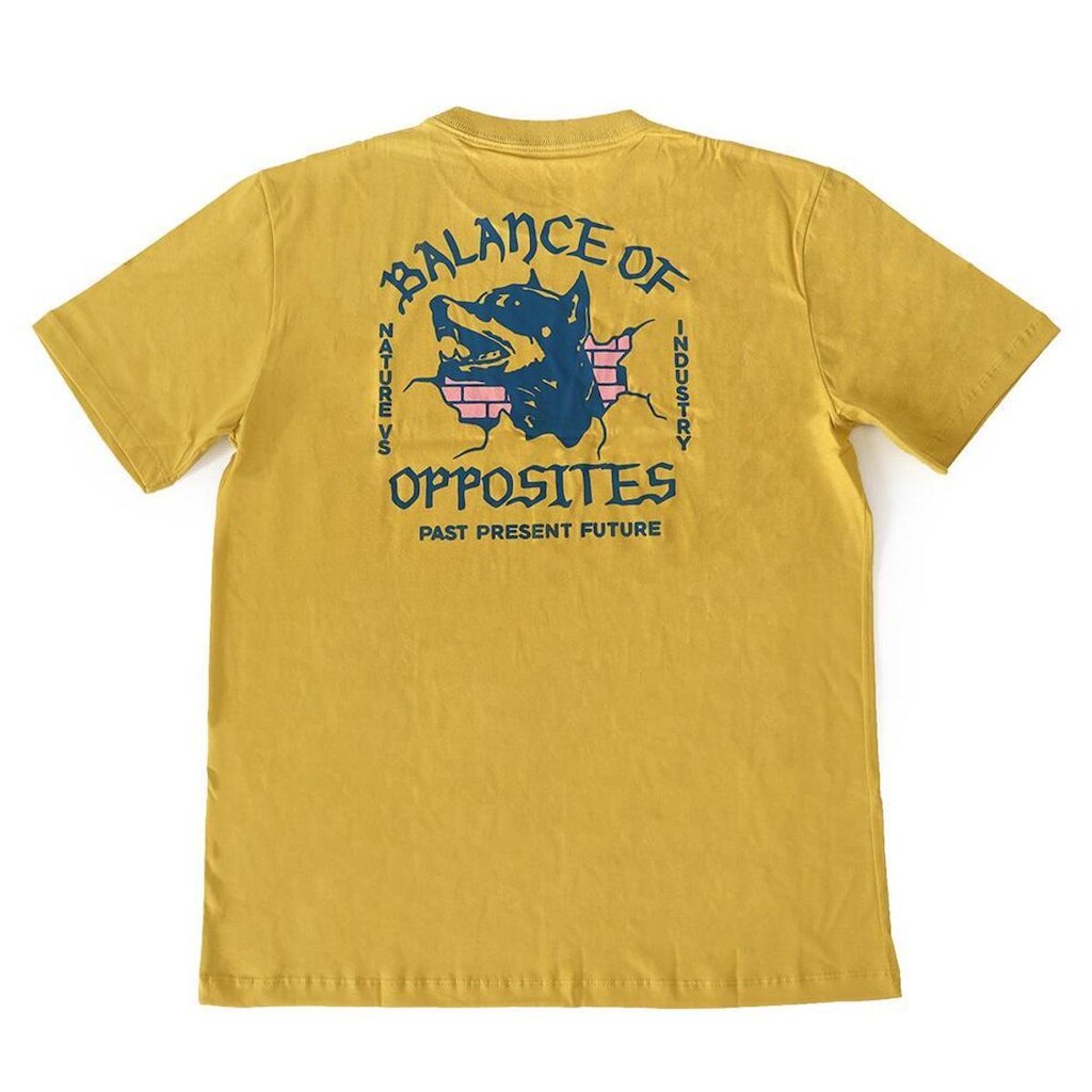 Camiseta RVCA Guard Dog - Amarelo