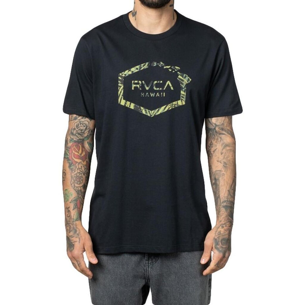 Camiseta RVCA Hawaiian Hex WT23 Masculina