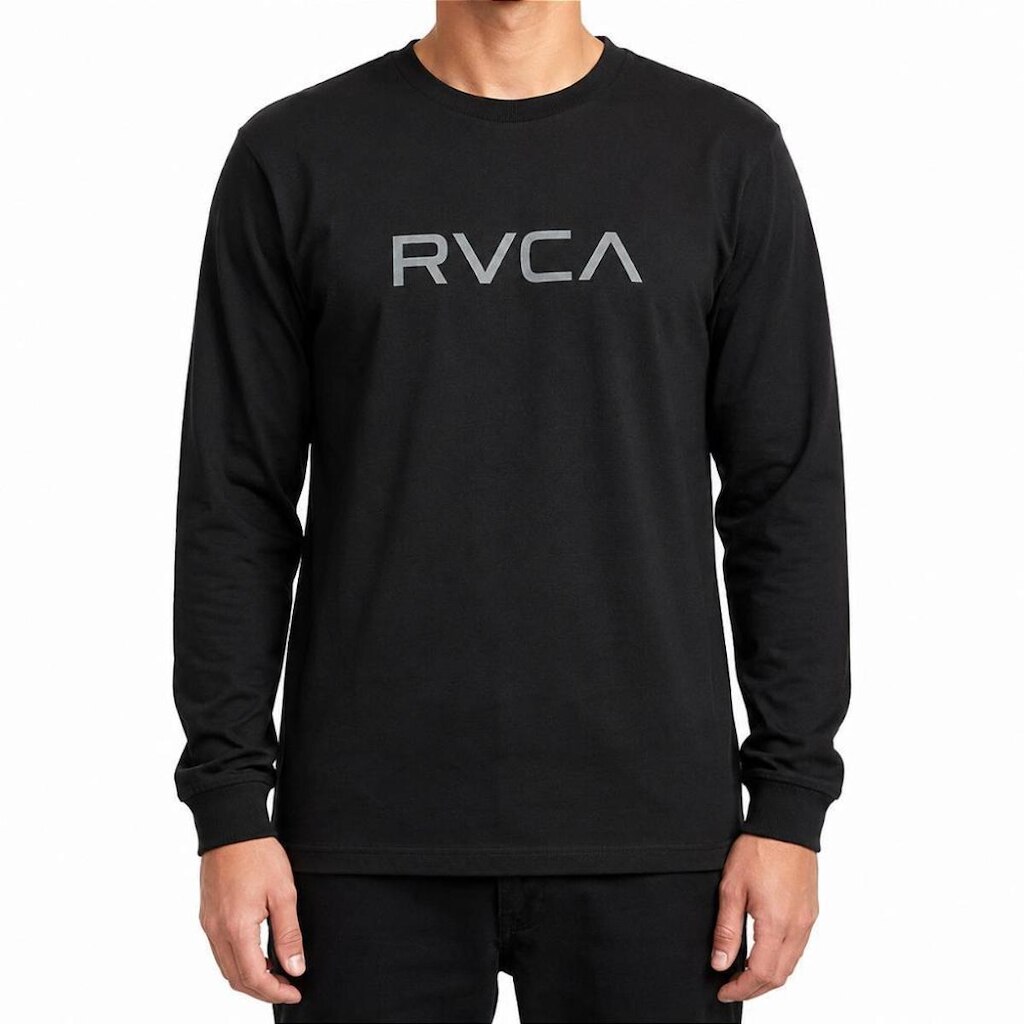 Camiseta RVCA Manga Longa Big RVCA 2X Masculina WT26
