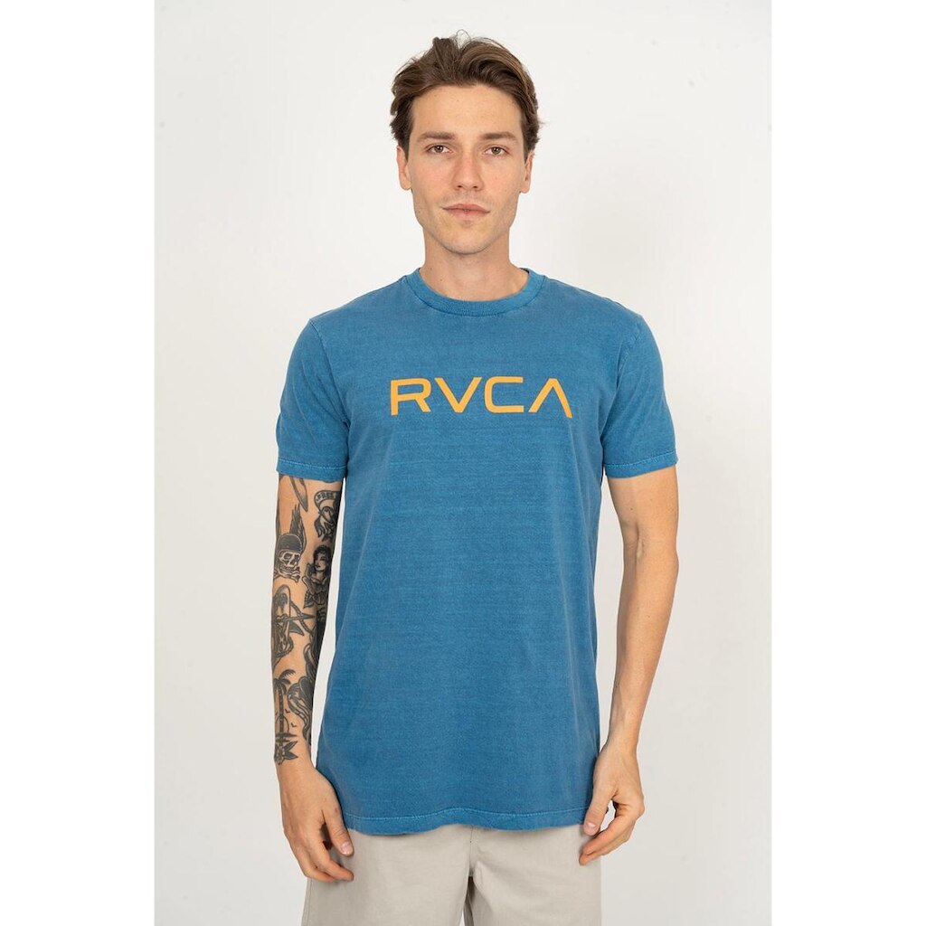 Camiseta RVCA M/C Big Rvca Azul-Azul-M