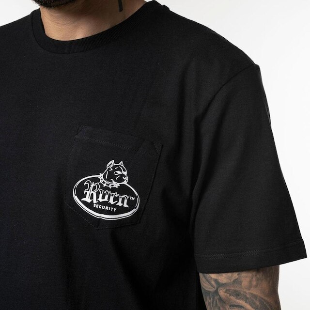 Camiseta RVCA M/C Bull Terrierreto-Preto-P