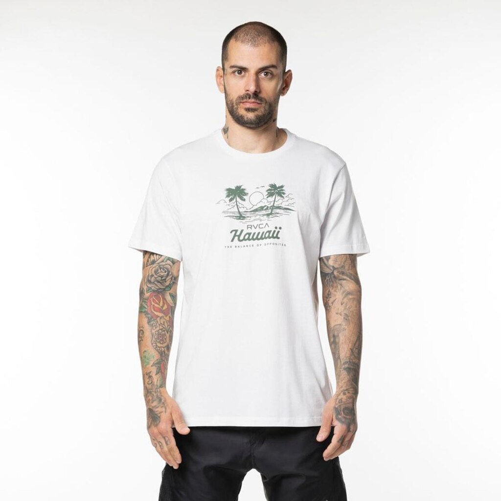 Camiseta Rvca M/C Dorado Branco-Branco-M