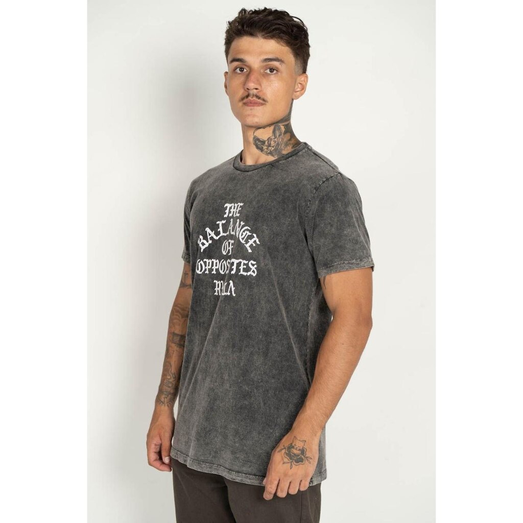 Camiseta RVCA M/C Iron On Preto-Preto-P