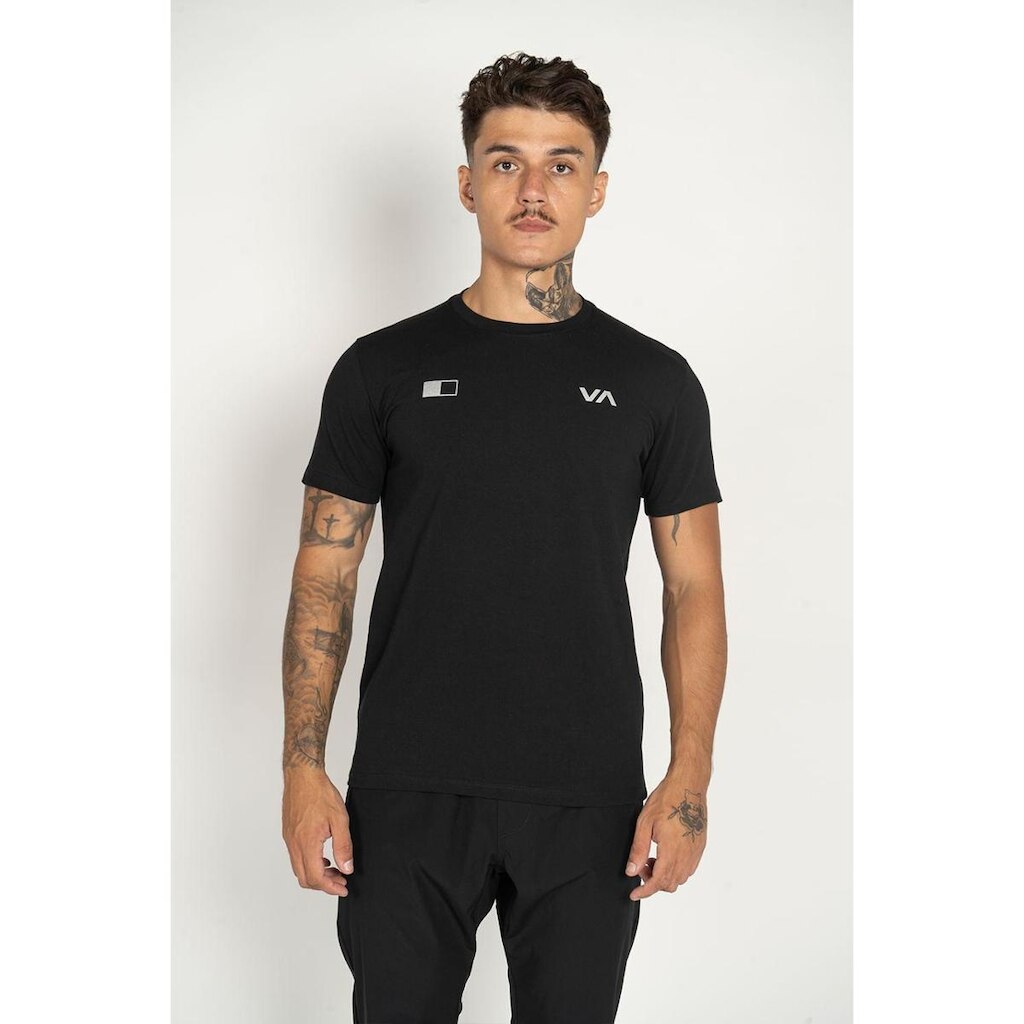 Camiseta RVCA M/C Rvca Runner Preto-Preto-P