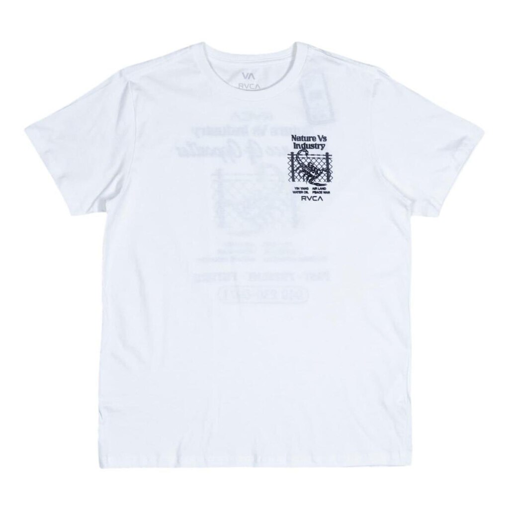 Camiseta Rvca Security Code Off White