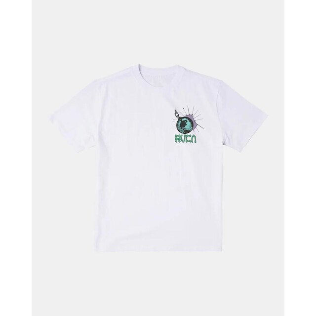 Camiseta RVCA - Tatic - Branco