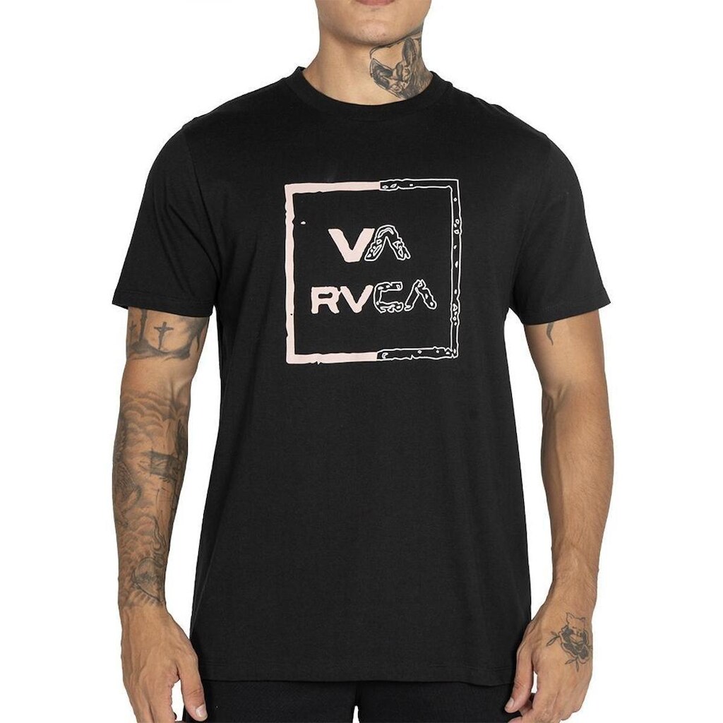 Camiseta RVCA VA All The Way Worn WT25 Masculina