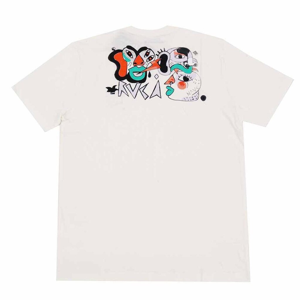 Camiseta RVCA VA Nave - Creme (Off White)