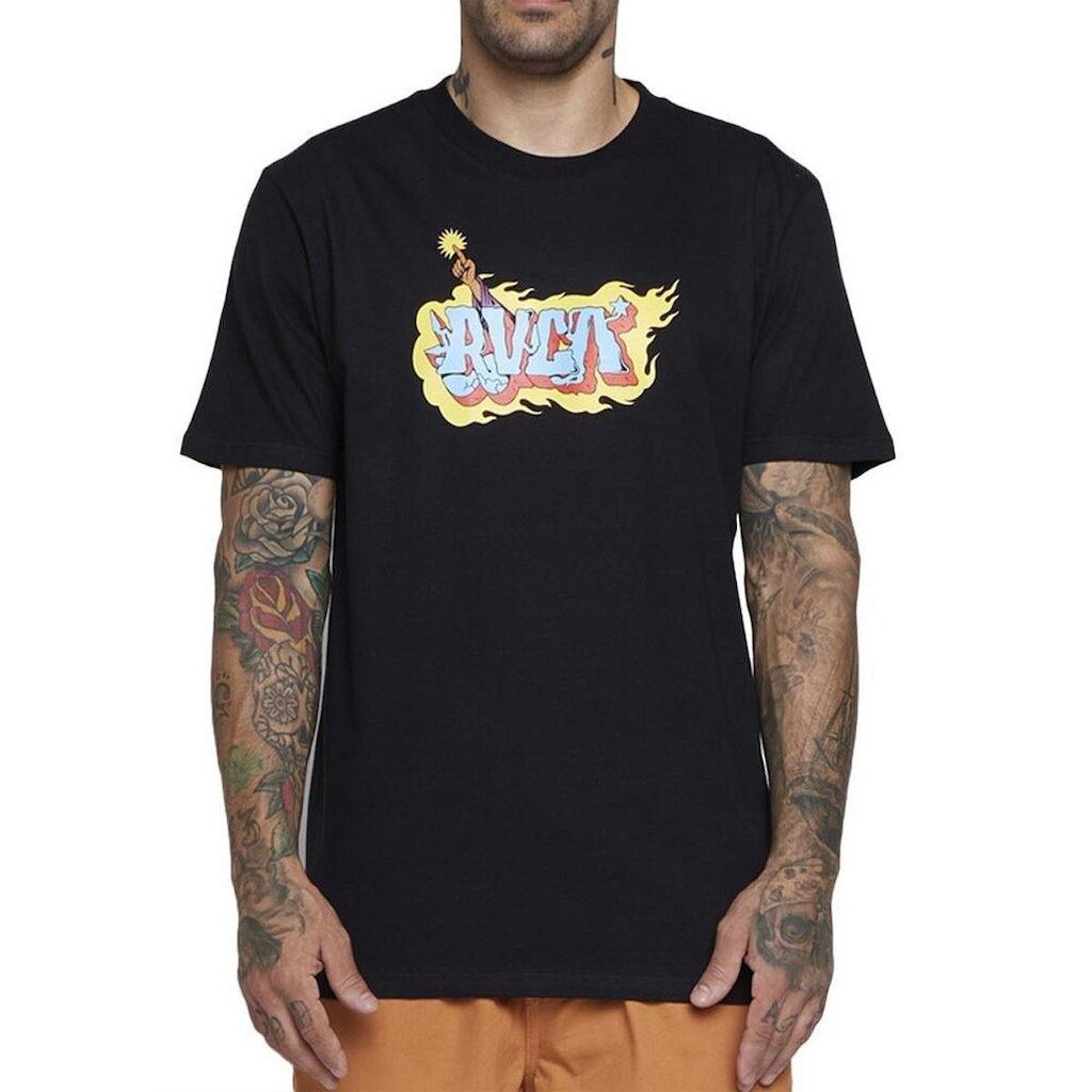 Camiseta RVCA Wizardry SM25 Masculina