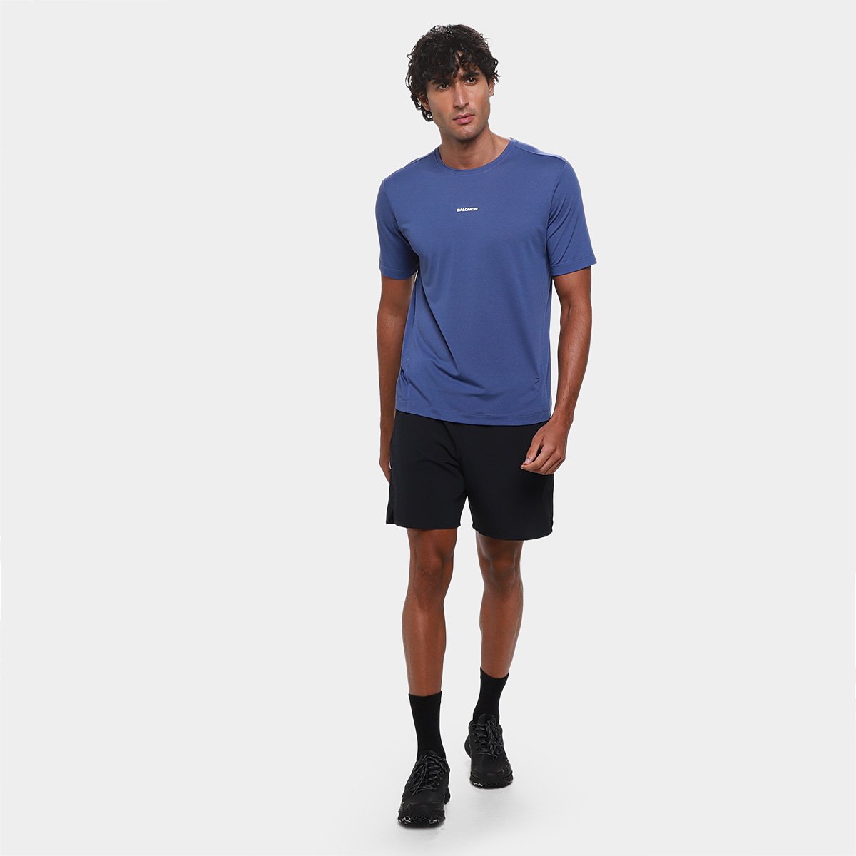 Camiseta Salomon Shkout Core Ss Marlin Masculina - 3