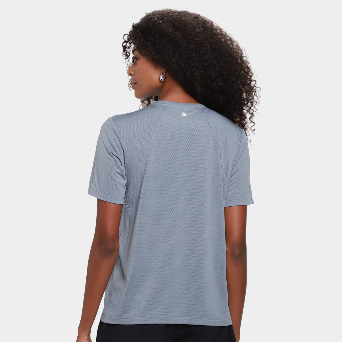 Camiseta Salomon Shkout Core Ss Trade Winds Feminina - 1