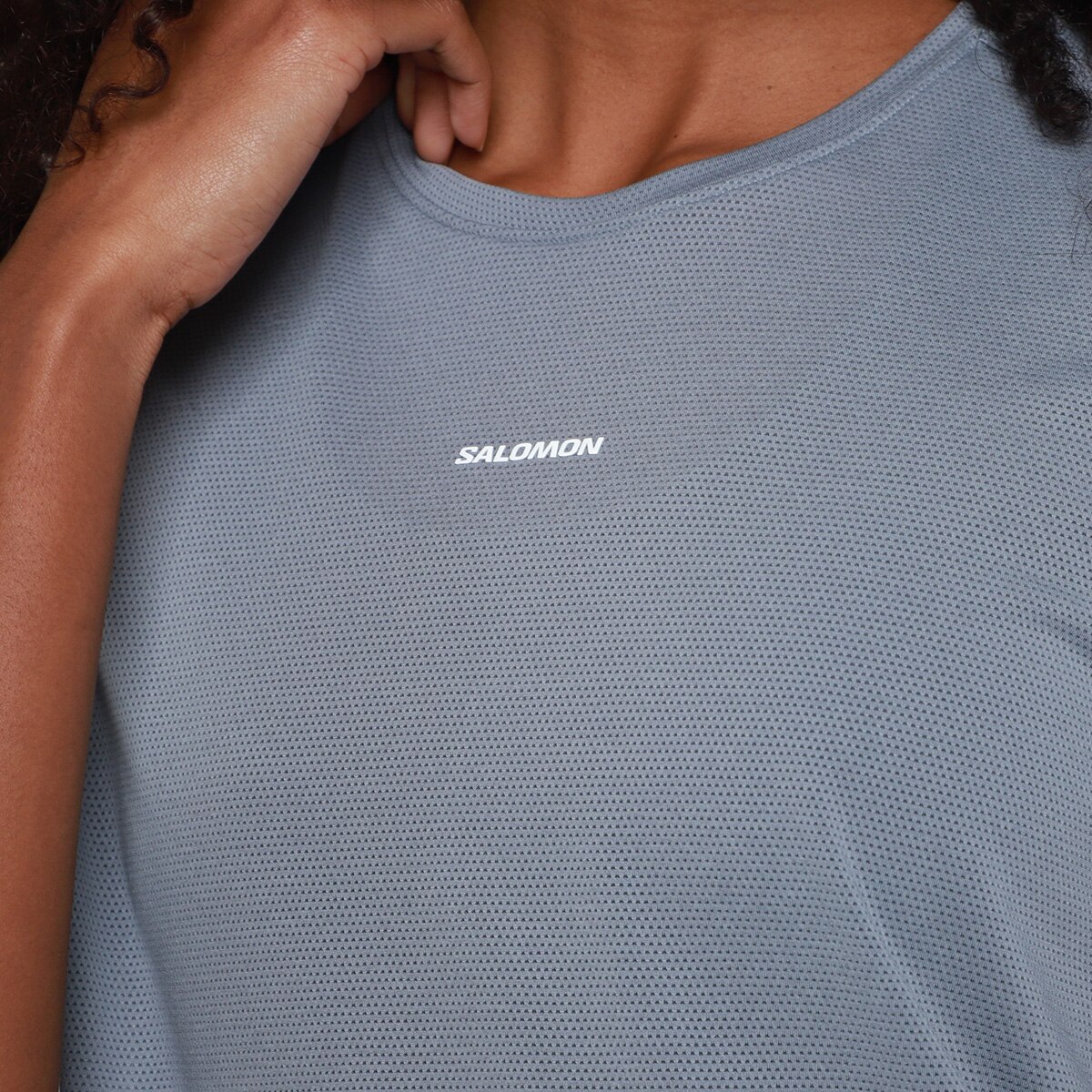 Camiseta Salomon Shkout Core Ss Trade Winds Feminina - 3