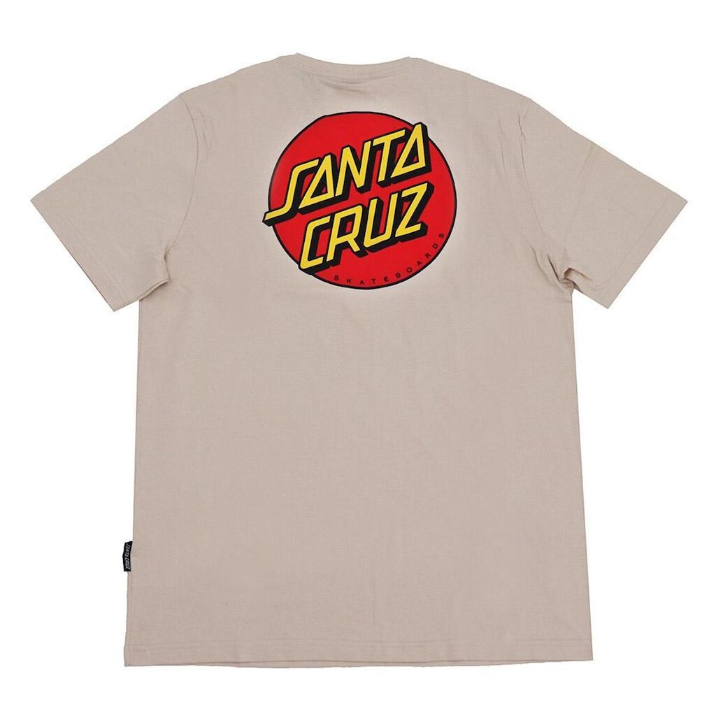Camiseta Santa Cruz Classic Dot Line - Caqui