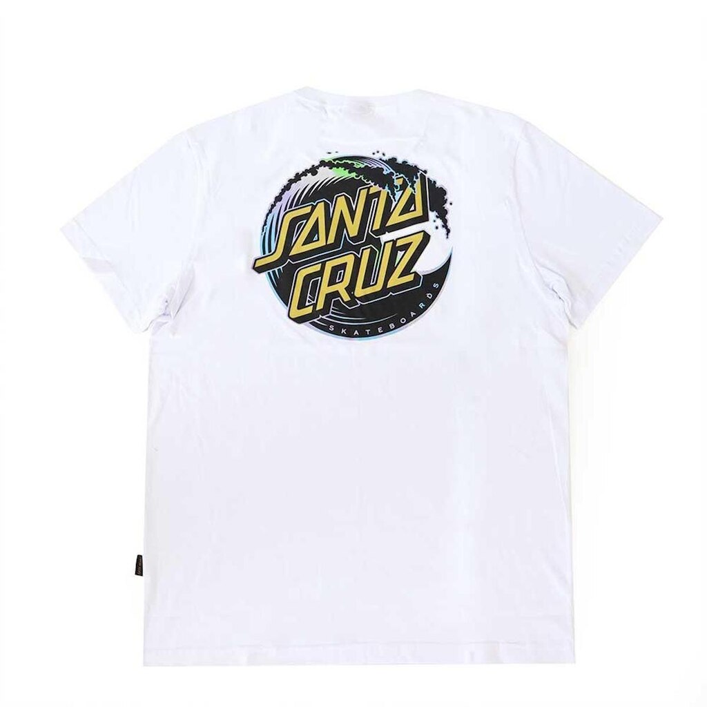 Camiseta Santa Cruz Holo Wave Dot - Branco
