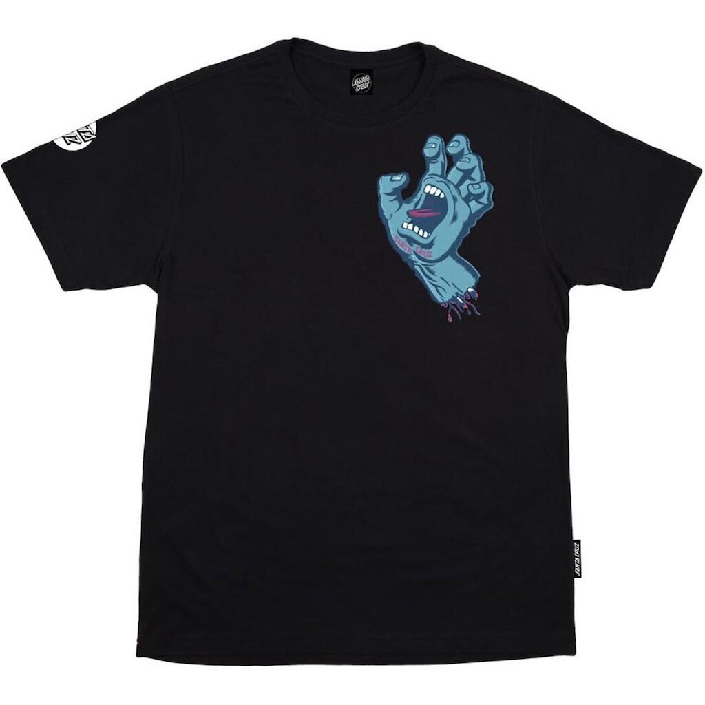 Camiseta Santa Cruz Rigid Screaming Hand Front WT23