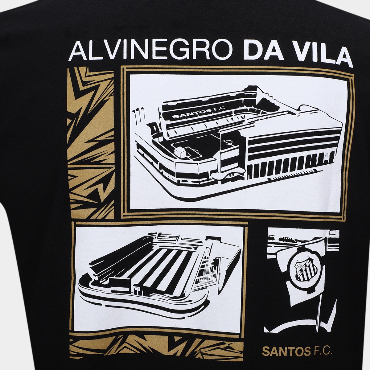 Camiseta Santos Braziline Masculina - 3