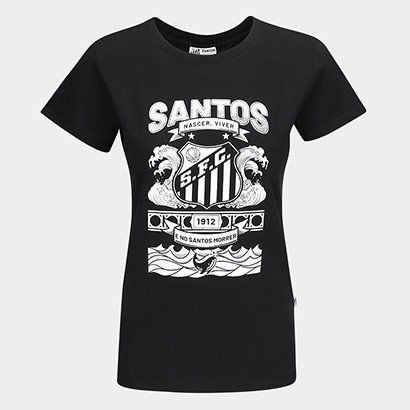 Camiseta Santos Feminina - Feminino