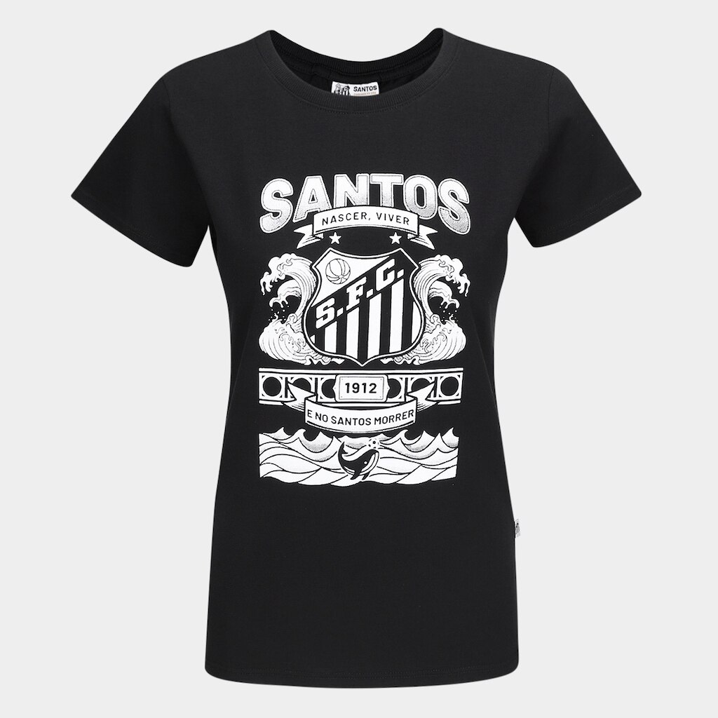 Camiseta Santos Feminina
