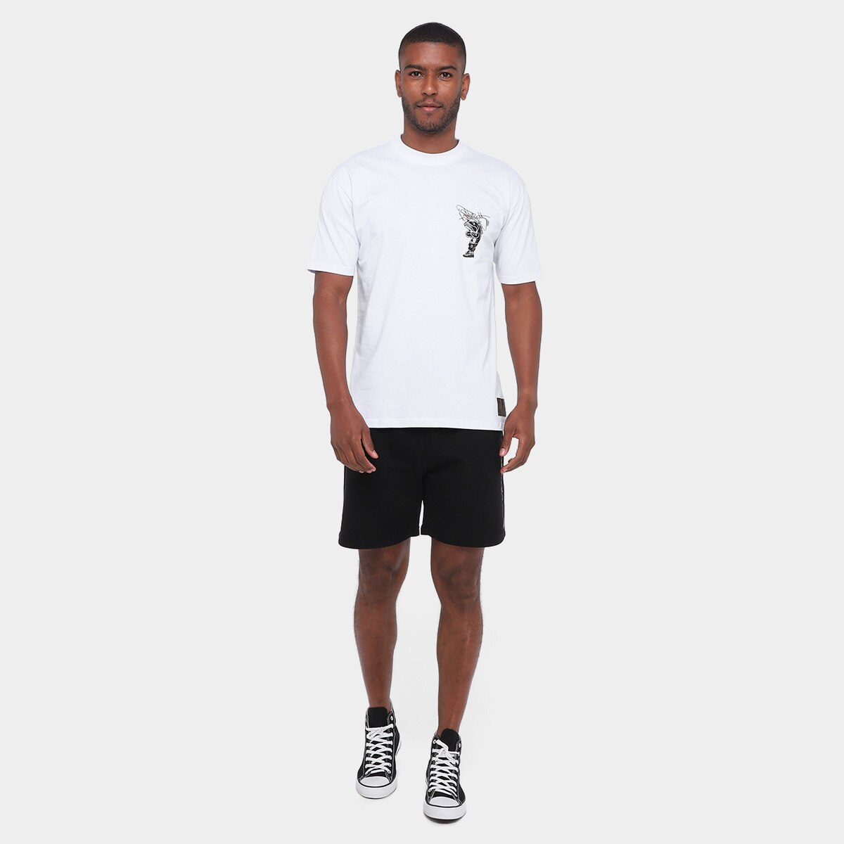 Camiseta Santos Futebol e Arte Masculina - 4