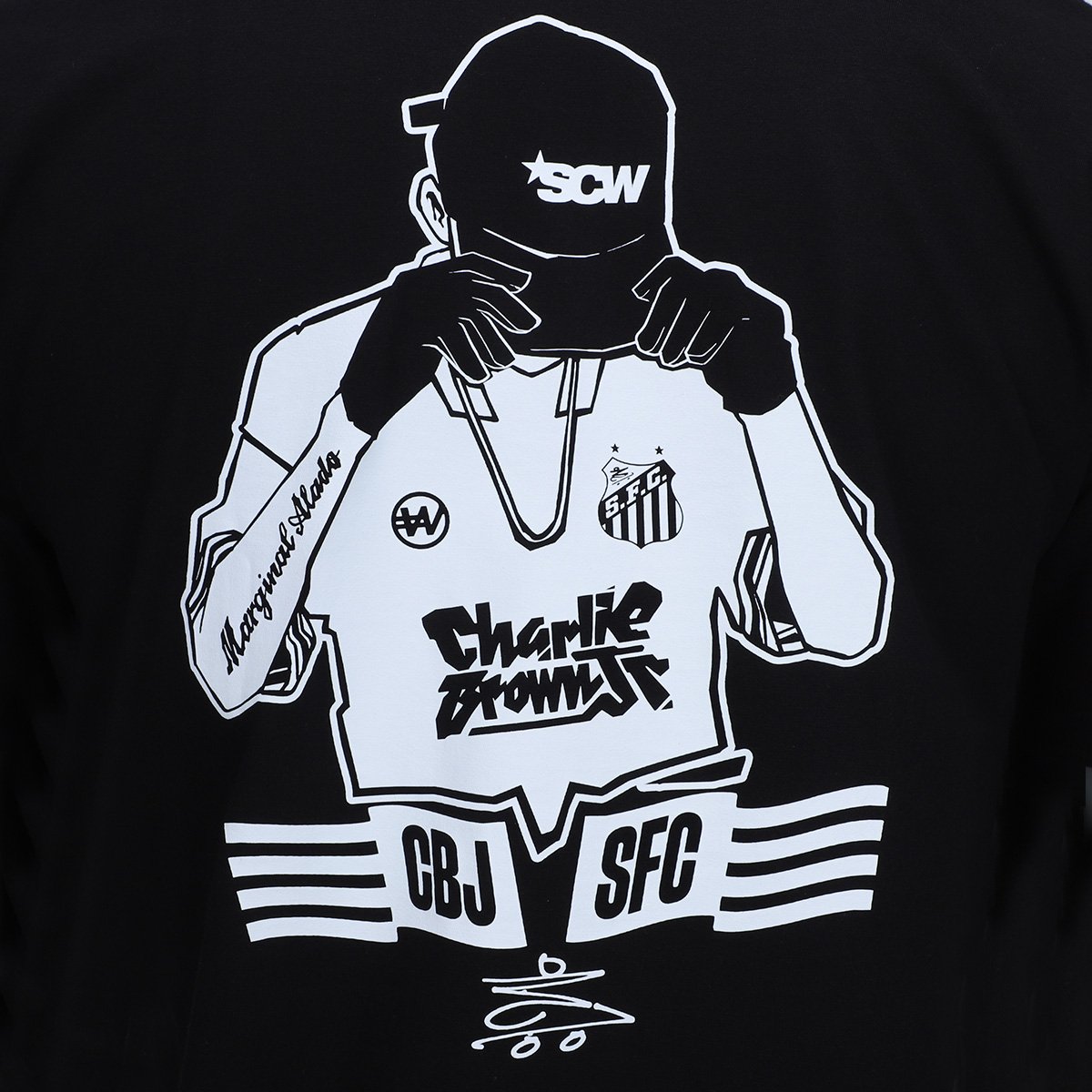 Camiseta Santos Joga Bola Masculina - 6