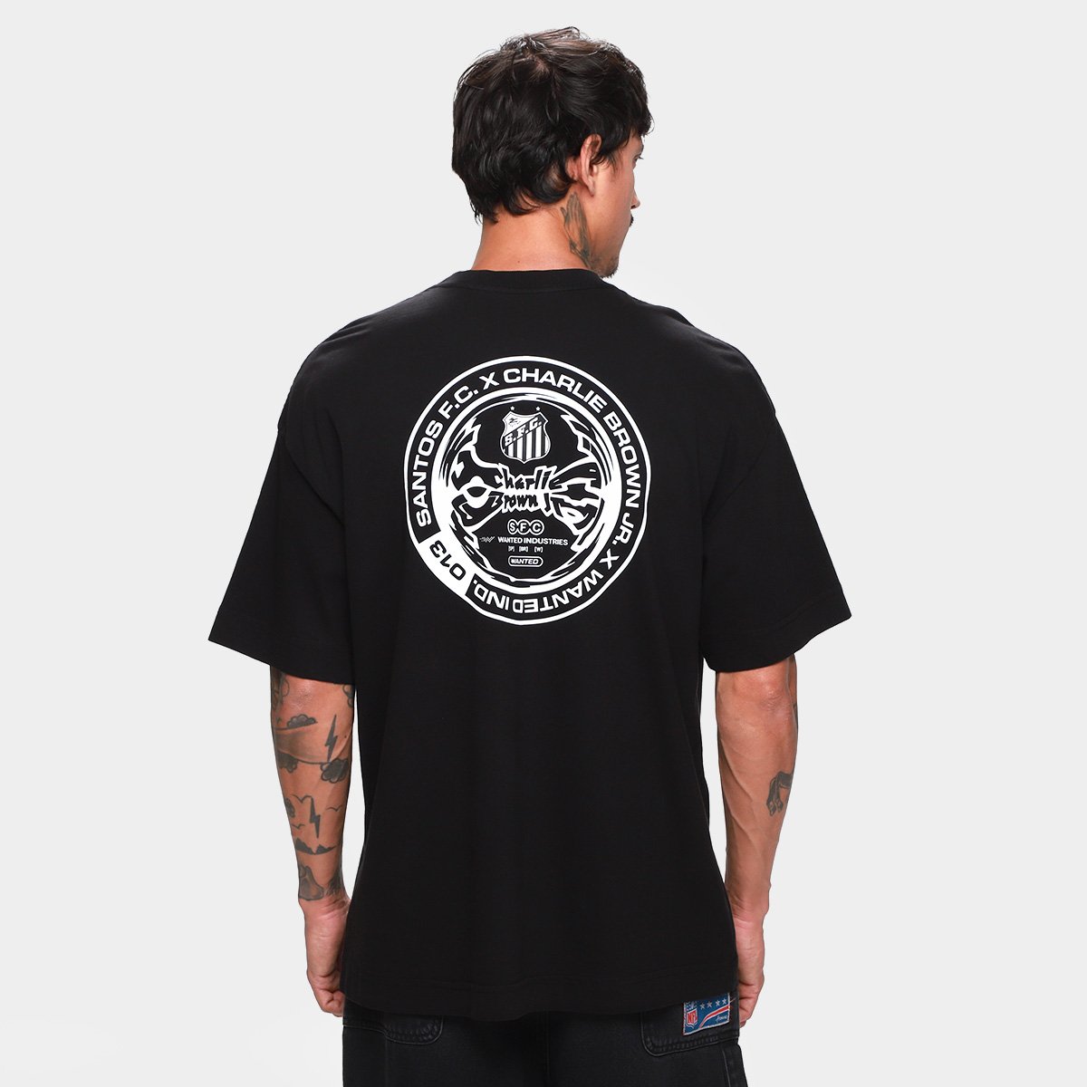 Camiseta Santos Oversized 013 Masculina - 1